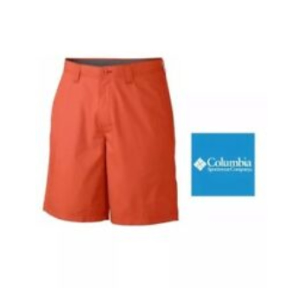 Columbia Sportswear Mens Short Angus Spring Orange